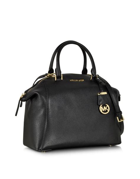 michael michael kors riley large pebbled leather satchel|Riley Large Pebbled.